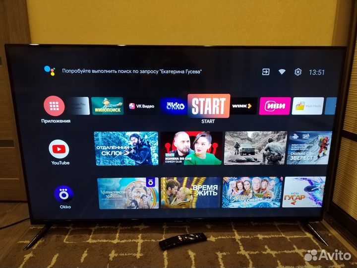 4K-Смарт телевизор Candy 50 дюймов / Wi-Fi