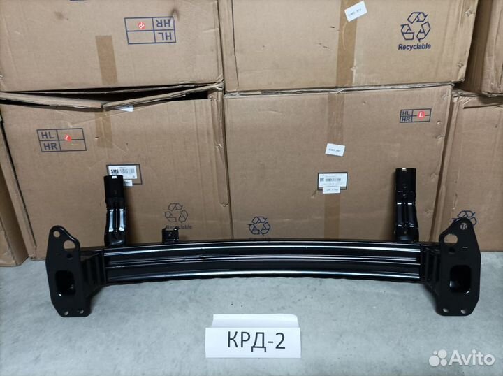 Усилитель переднего бампера Hyundai Solaris 2