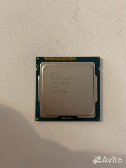 Intel core i3-3220 4 ядра 3.30 GHz