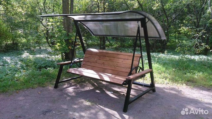 Качели садовые, изготовление