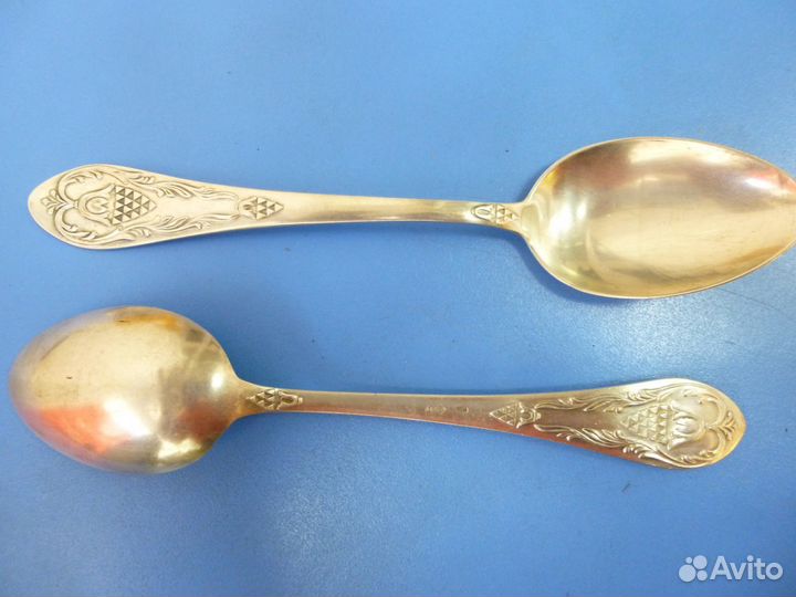 Серебряные Столовые ложки 875 пробы