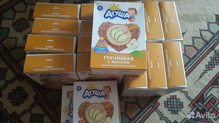 Сухие каши агуша