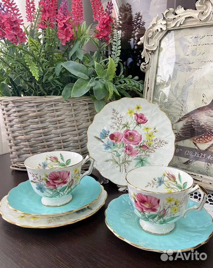 Чайное трио и сахарница Aynsley