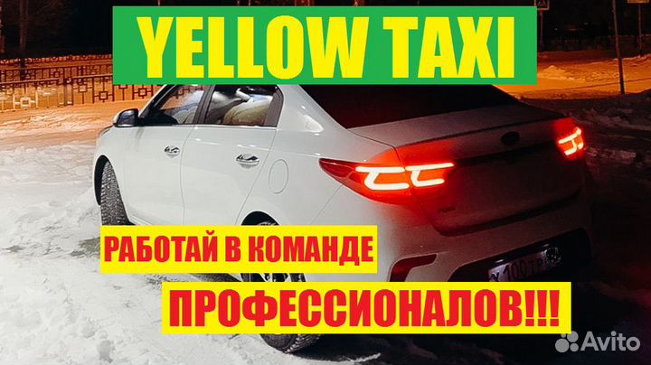 Водитель на KIA RIO (новый)