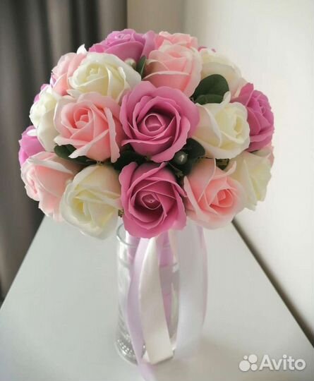 Букет для невесты дублёр бутоньерка