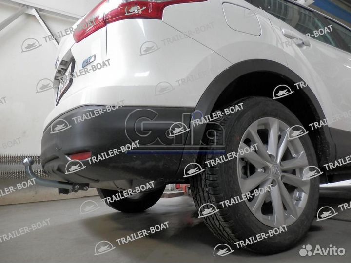 Фаркоп Nissan Qashqai 07-13 рама и крюк-шар, 50мм