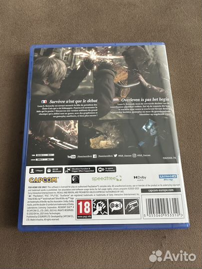 Resident evil 4 remake ps5 диск