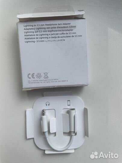 Адаптер Переходник iPhone для наушников -копия