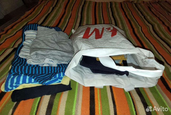Новые вещи пакетом на мальчика 110-116