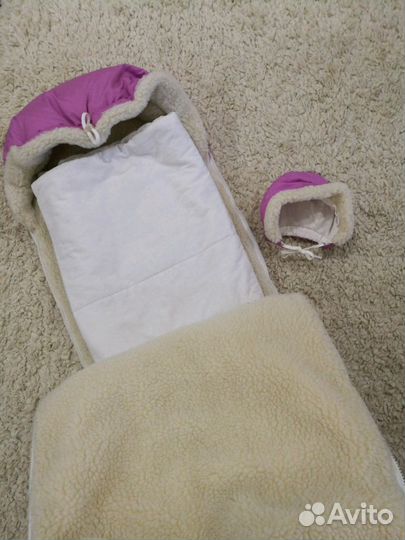 Конверт зимний на выписку