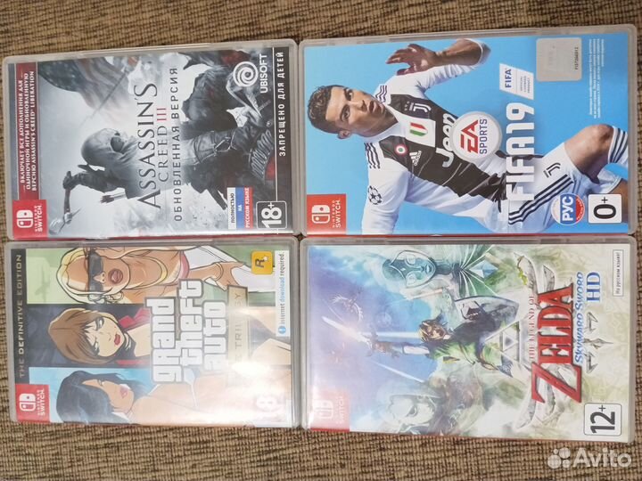 Игры для Nintendo Switch катриджи