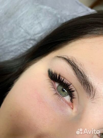 Наращивание ресниц/оформление бровей