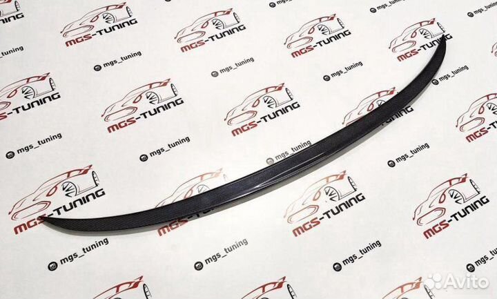 Лип спойлер карбон бмв 5 ф10