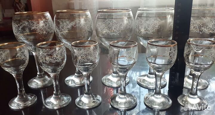 Фужеры хрустальные СССР