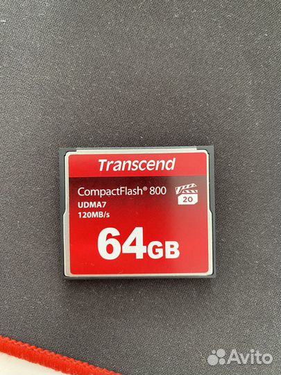 Compact flash Transcend 64гб