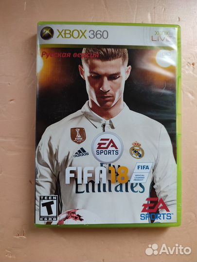 Игровой диск для Xbox 360 FIFA 18