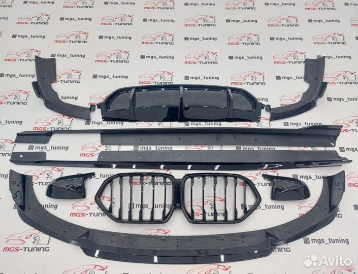 Полный комплект дооснащения на BMW X6 G06 Черный