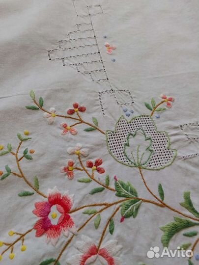 Скатерть винтаж, Европа, ручная работа 110/183