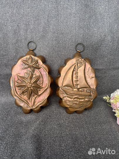 Медная форма декоративная