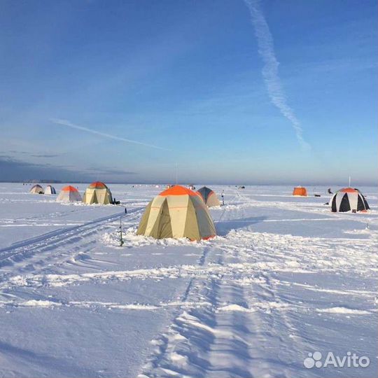 Аренда домиков на льду озера Имандра