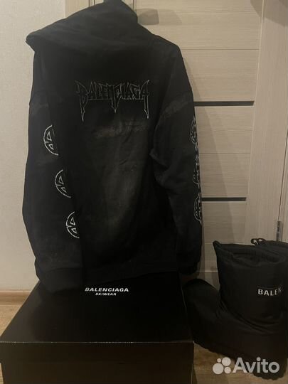 Худи balenciaga paris moon