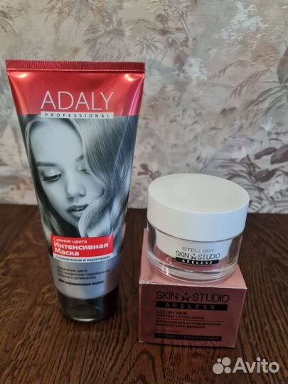 Крем для лица, маска для волос