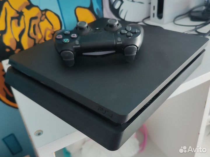 PS4 Slim 1TB, 9.0 прошитая