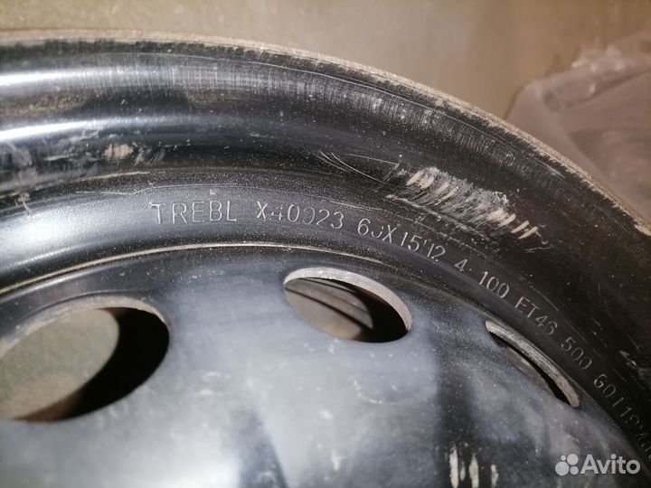 Колесные диски r15 4 100