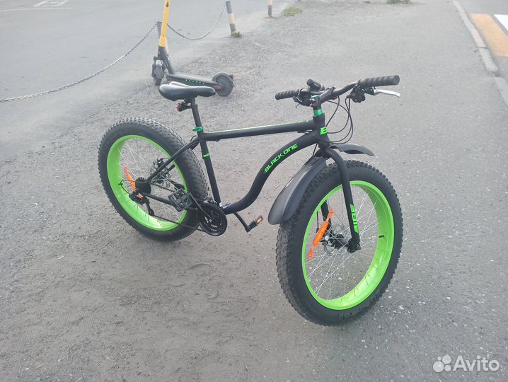 Велосипед фэтбайк fatbike Black one тек.сезона