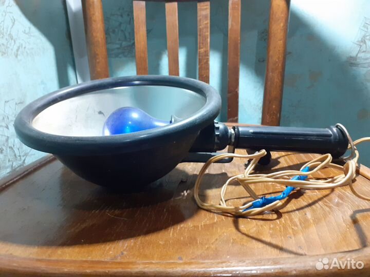 Синяя лампа рефлектор минина