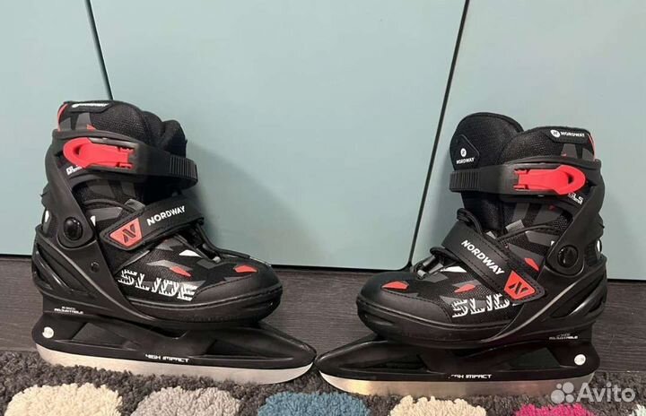 Коньки детские раздвижные 31-36