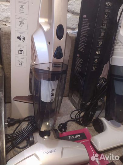 Пылесосы 2 в 1 pioneer вертикальные