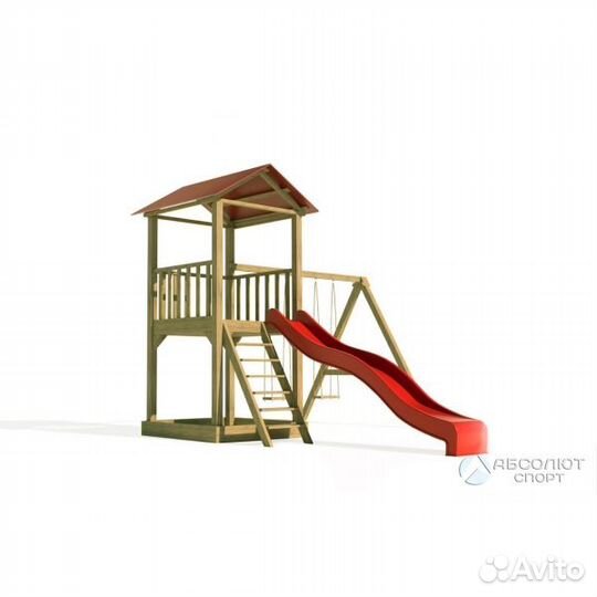Детский деревянный комплекс уличный