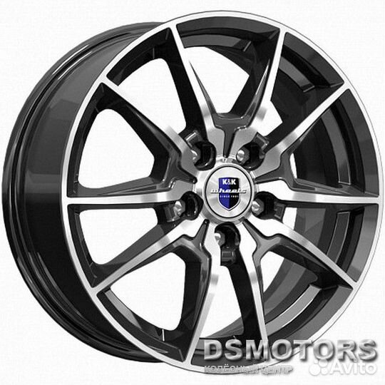 Диски Адамар 6.5/16 5x114.3 ET38 d67.1 алмаз чёрны