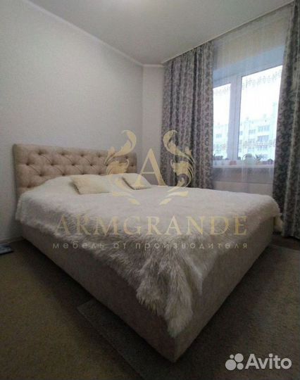 Кровать с мягким изголовьем от производителя