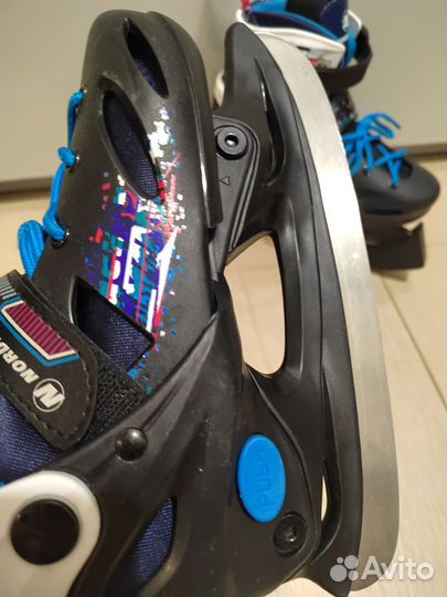 Коньки детские раздвижные 30 31 32 33 nordway