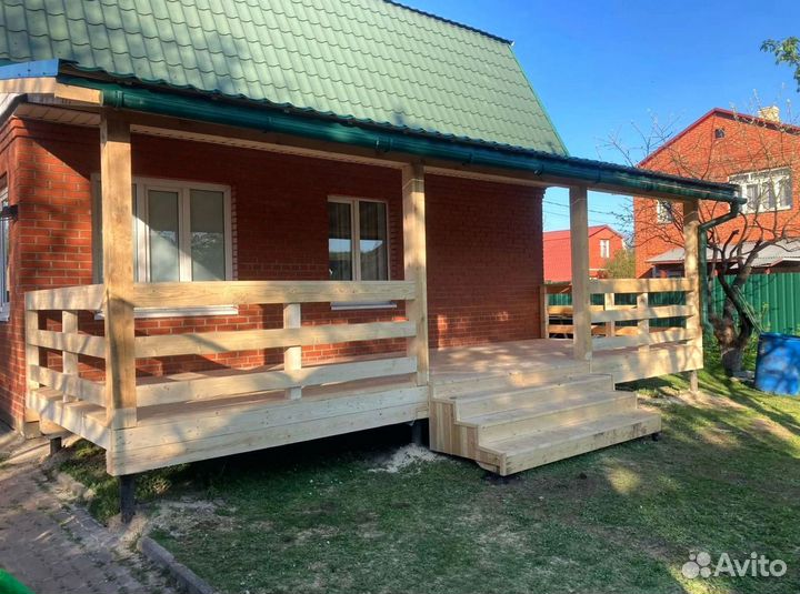 Террасы Веранды Беседки Пристройки к дому Навесы