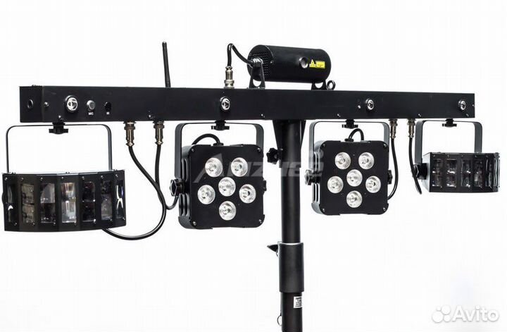 Диско свет мобильный на треноге