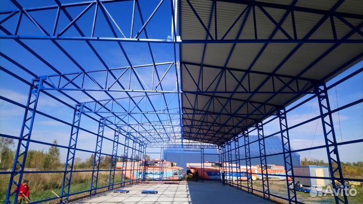 Строительство быстровозводимых зданий: ангаров, ск