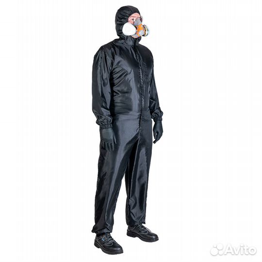 Защитные маски, комбинезоны-перчатки