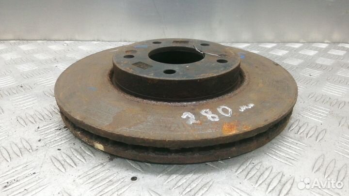 Диск тормозной передний Kia Carens 3 2008