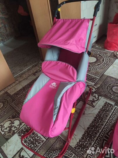 Санки коляска ника