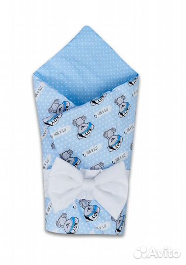 Конверт одеяло на выписку с бантом комплект