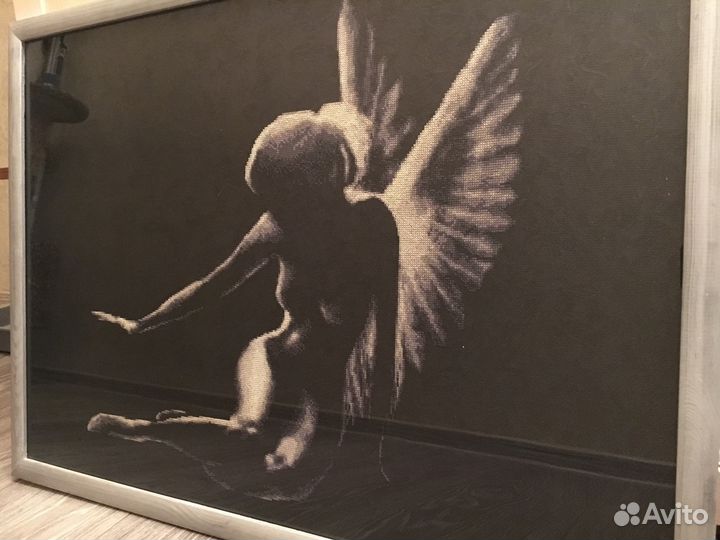 Картина, вышита крестом