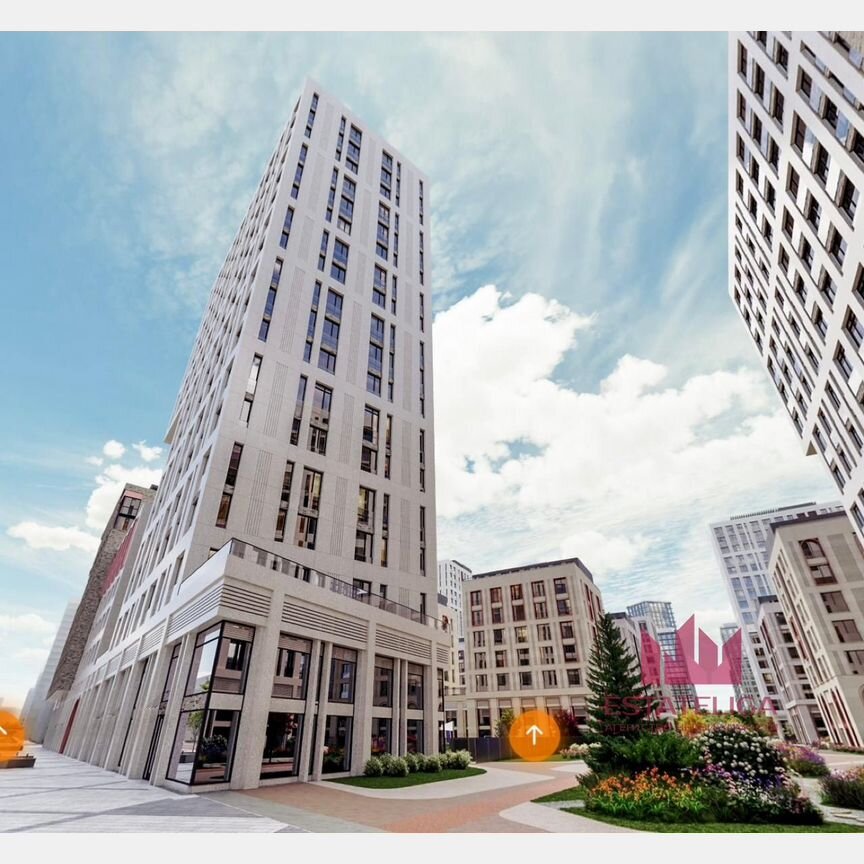 1-к. квартира, 40 м², 12/17 эт.