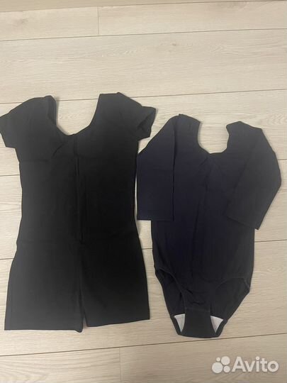 Гимнастический купальник с юбкой