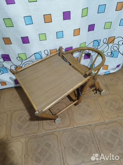 Детский столик и стульчик деревянный