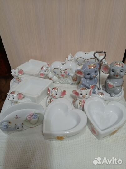 Фигурки фарфоровые разные, цена за 1 штуку, новые