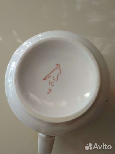 Чайный бокал с блюдцем. Дулево