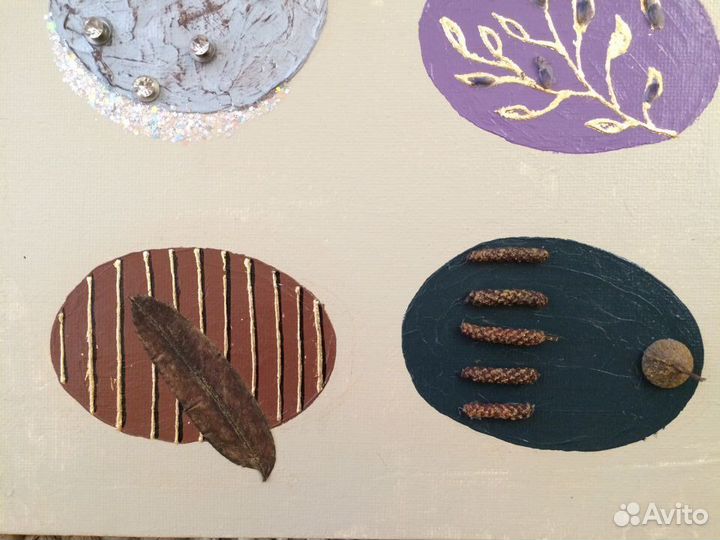 Картина акрилом «Фактура», холст 30x40 см